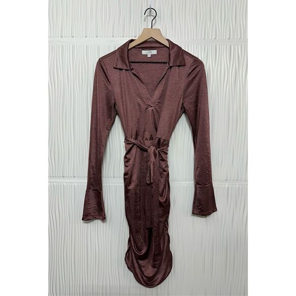 Louna - Brown Jersey Dress - $235 MSRP - Picture 6 of 15